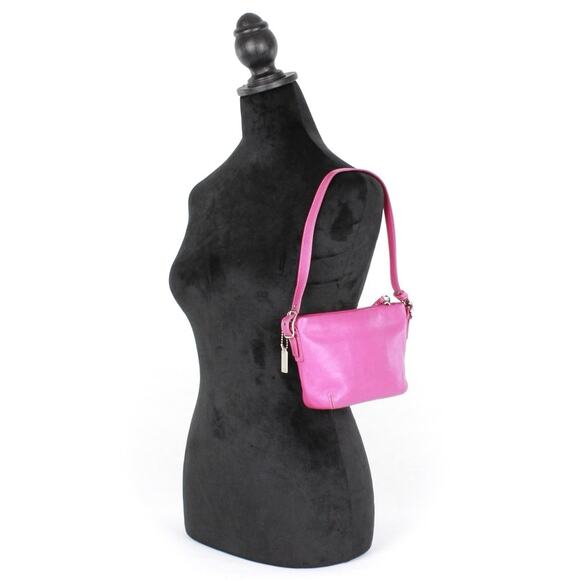 Coach Vintage Y2K Mini Pink Leather Shoulder Bag - Picture 2 of 9